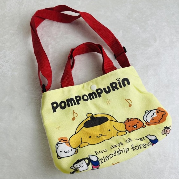 Sanrio Pom Pom Purin Canvas Tote Bag - Picture 1 of 7